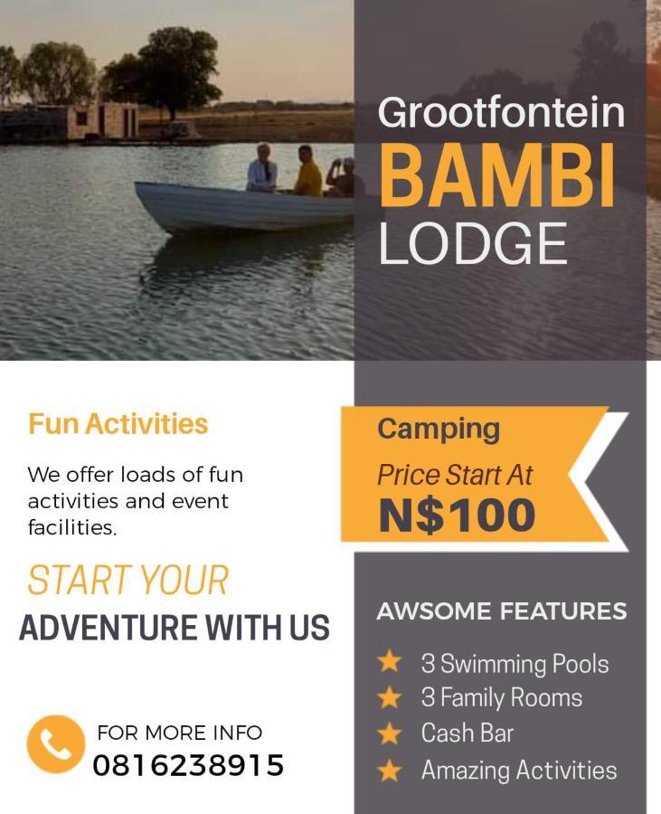 Bambi Lodge Grootfontein Bagian luar foto